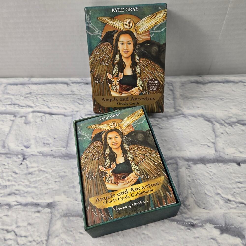 Angels And Ancestors Oracle 55 Card Deck and Guidebook in Box by Kyle Gray - Picture 8 of 14